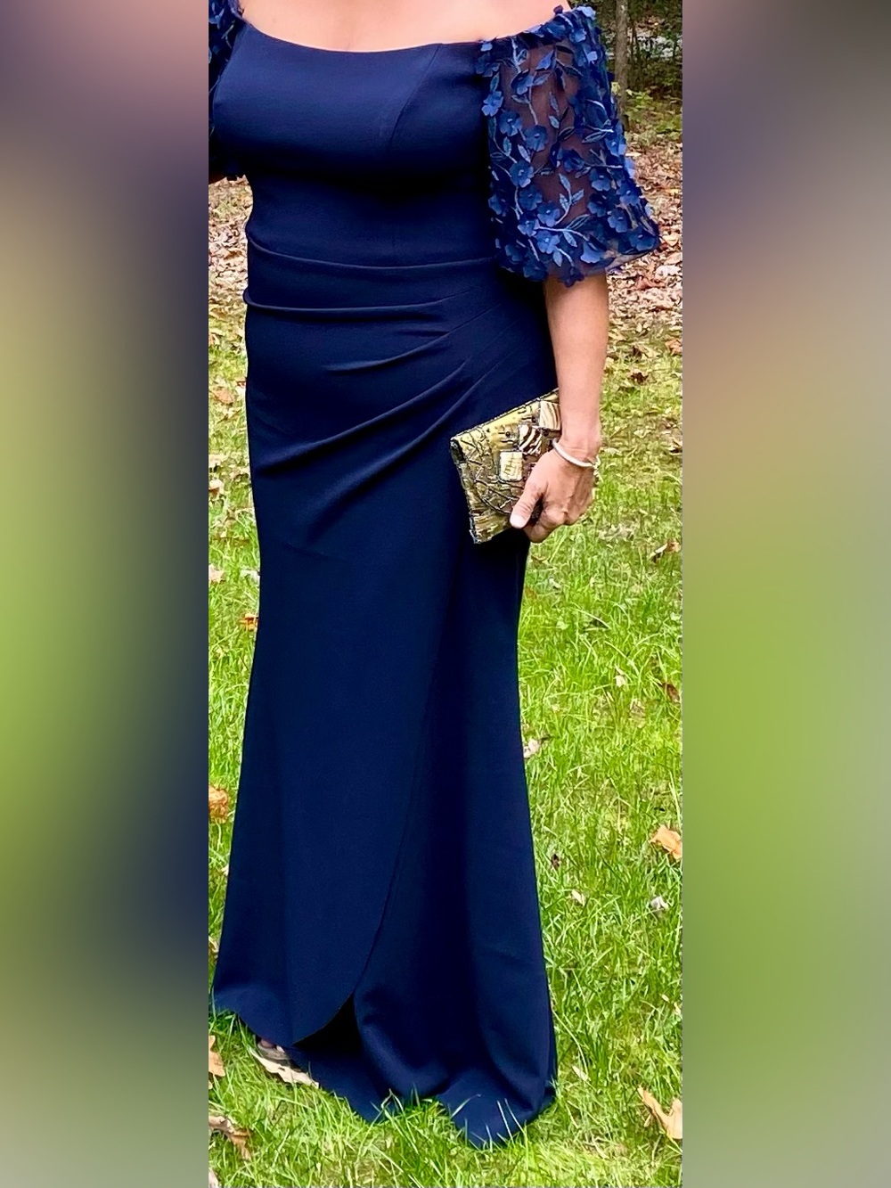 Xscape Navy Formal Dress- size 14